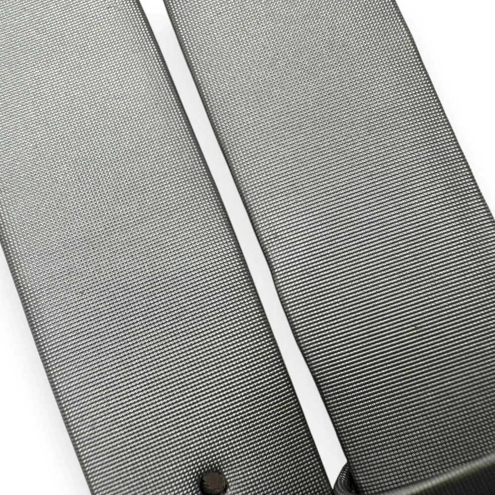 MICHELE 18mm Silver Gray Satin Replacement Watch Strap Rare NWOT with Pouch